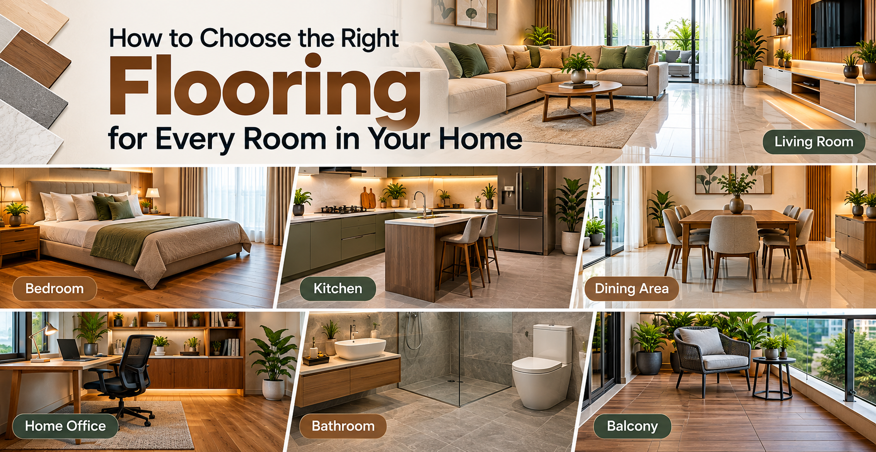 How to Choose the Right Flooring for Every Room in Your Home