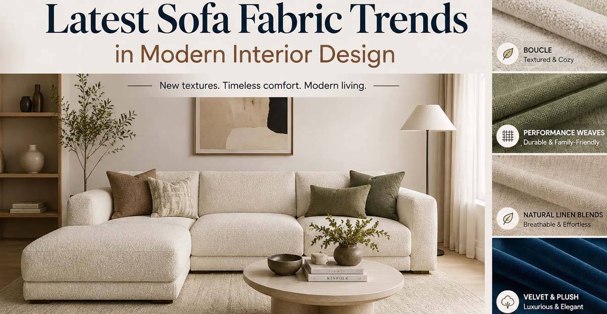 Latest Sofa Fabric Trends in Modern Interior Design