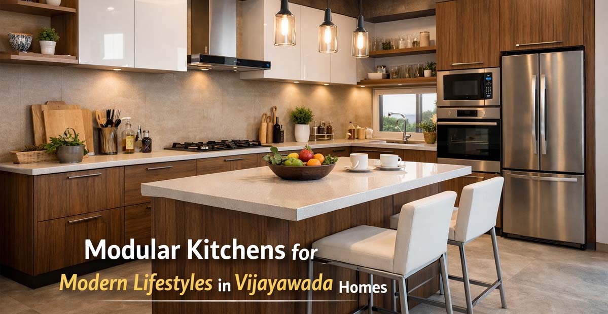 How Modular Kitchens Fit Modern Lifestyles in Vijayawada Homes