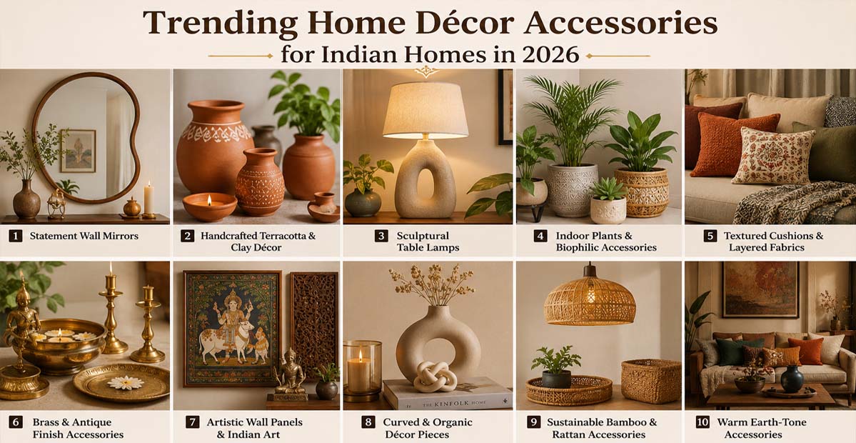 Trending Home Décor Accessories for Indian Homes in 2026